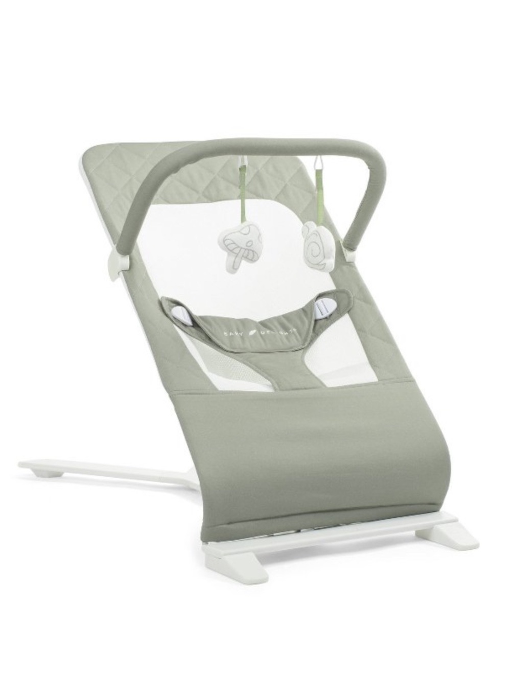 BABY DELIGHT Alpine Organic Deluxe Portable Bouncer in Sage